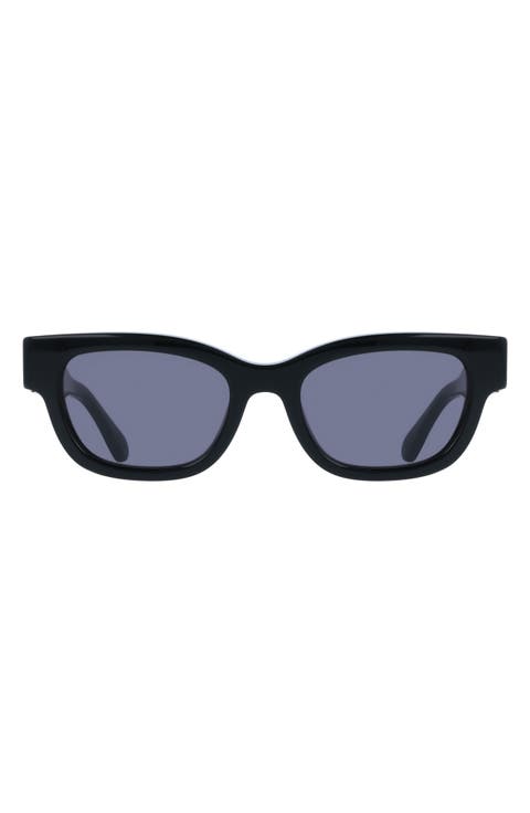 52mm Modified Rectangular Sunglasses