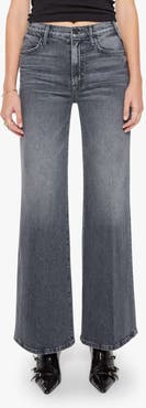 MOTHER The Hustler Roller High Waist Wide Leg Jeans
