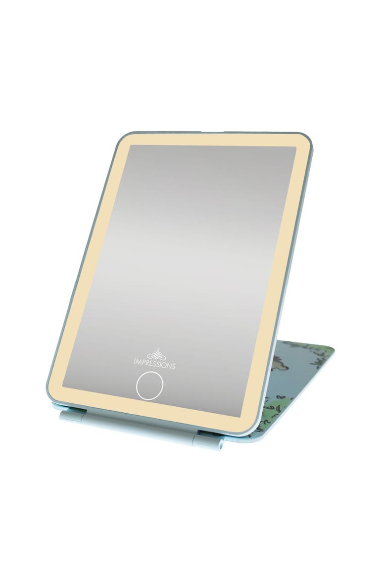 Disney Winnie the Pooh "Classic Swing" Touch Pad Mini LED Makeup Mirror, Alternate, color, Blue