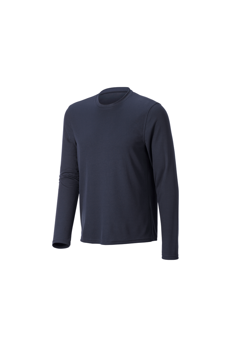 Performance Long Sleeve Shirt, Main, color, Nero Blue