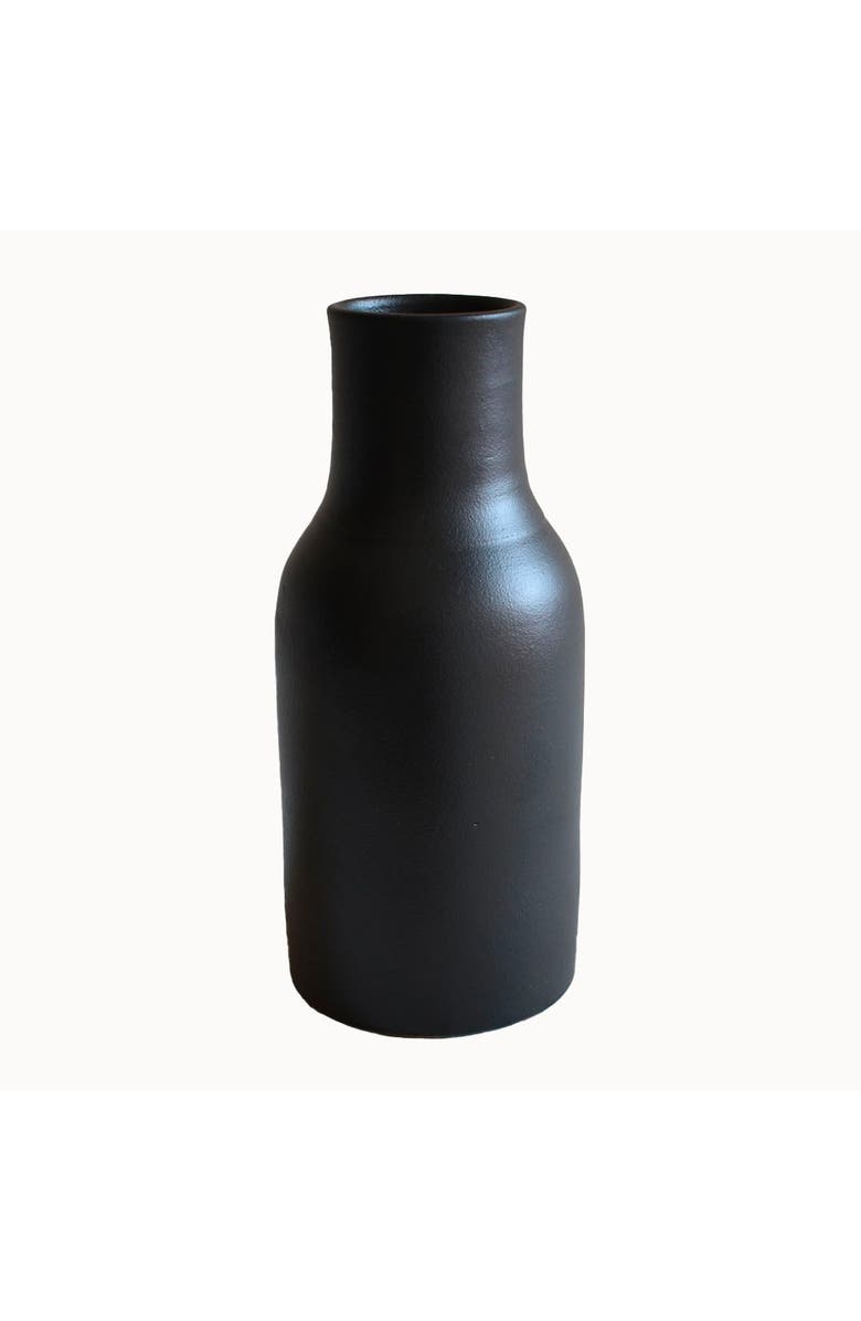 Apartment F Matte Black Bottle Vase by Apartment F, Main, color, Matte Black