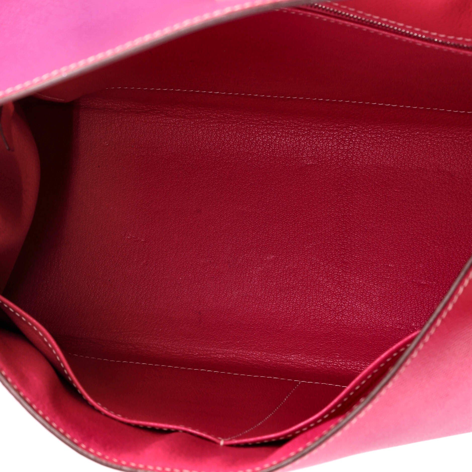 Kelly Handbag Pink Epsom with Palladium Hardware 32, Alternate, color, Pink