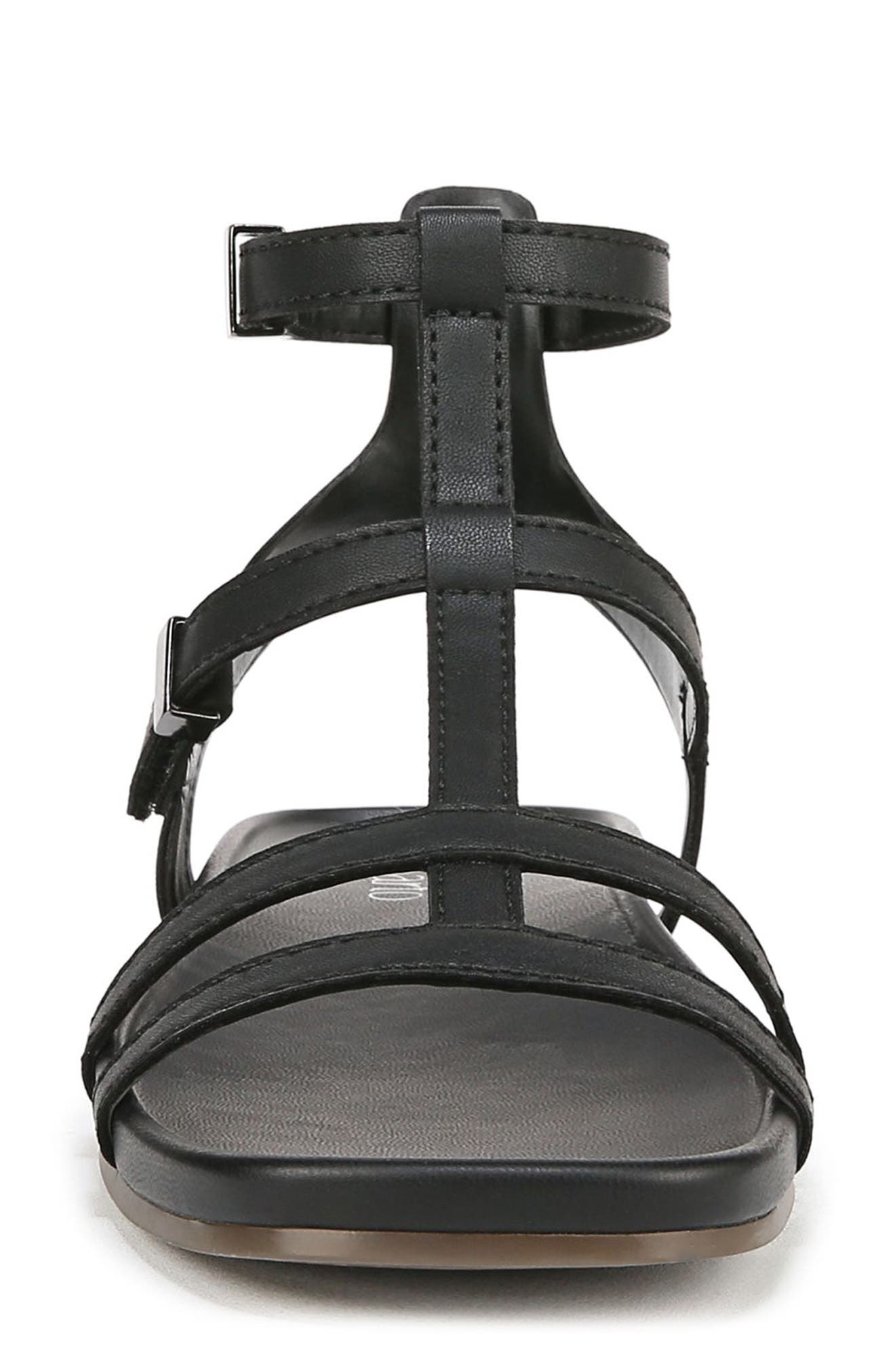 Franco Sarto Evan Ankle Strap Sandal, Alternate, color, Black