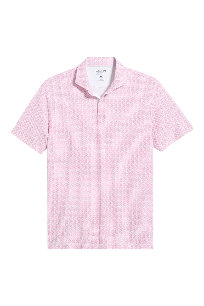 Vintage Floral Performance Jersey Polo, Alternate, color, PALM BEACH