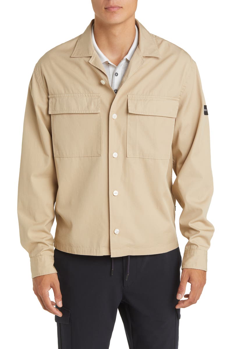 BOSS Naldo Relaxed Fit Button-Up Camp Shirt, Alternate, color, 