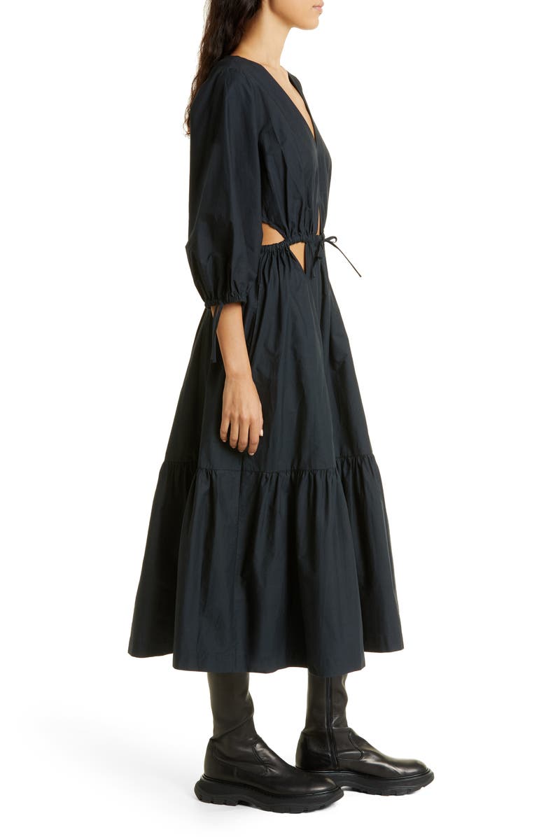 Sea Steph Cutout Long Sleeve Maxi Dress, Alternate, color, 