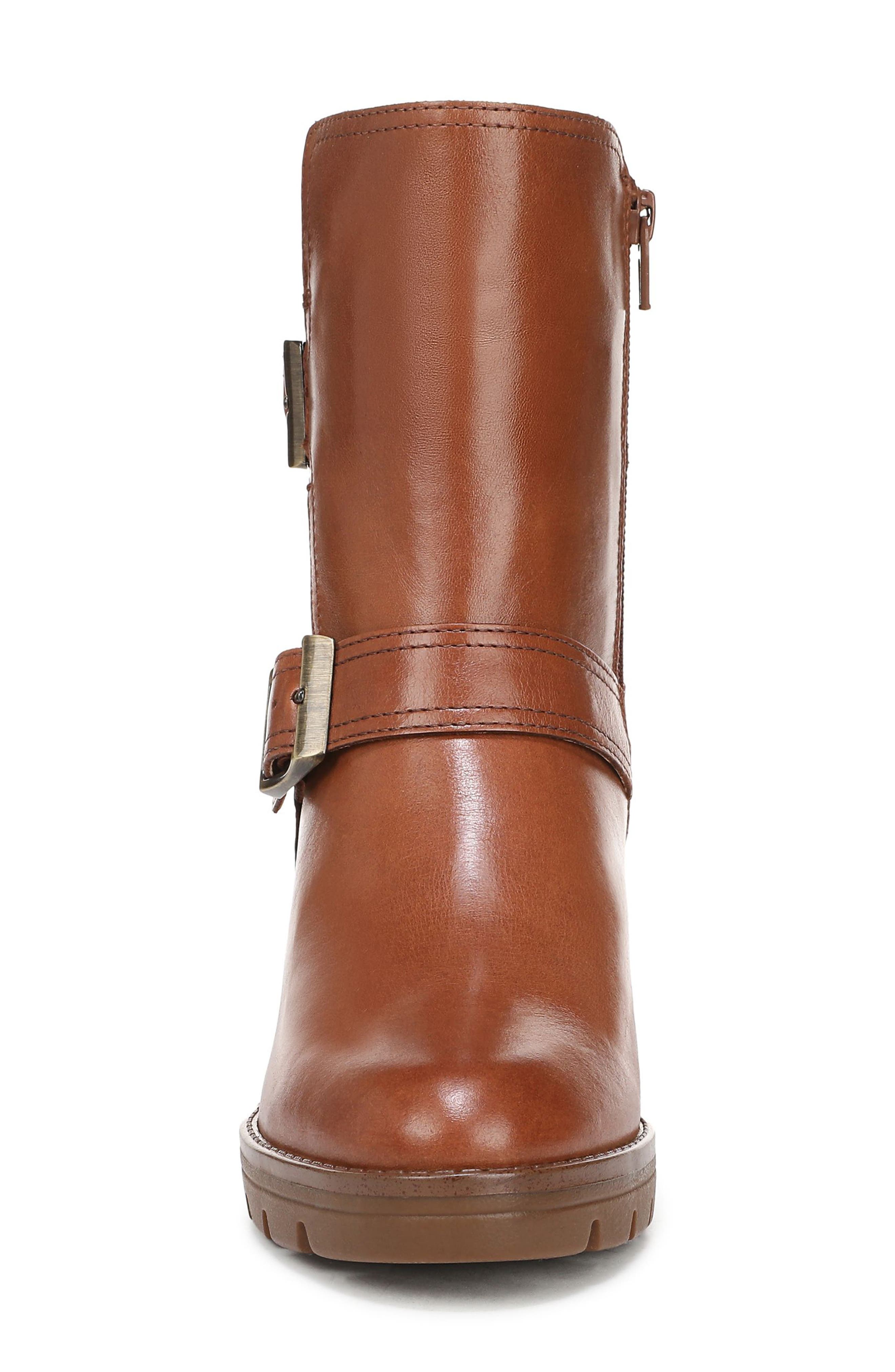 Naturalizer Vail Buckle Boot, Alternate, color, English Tea Brown