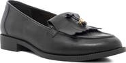 Dune London Globetrot Leather Tassel Loafer