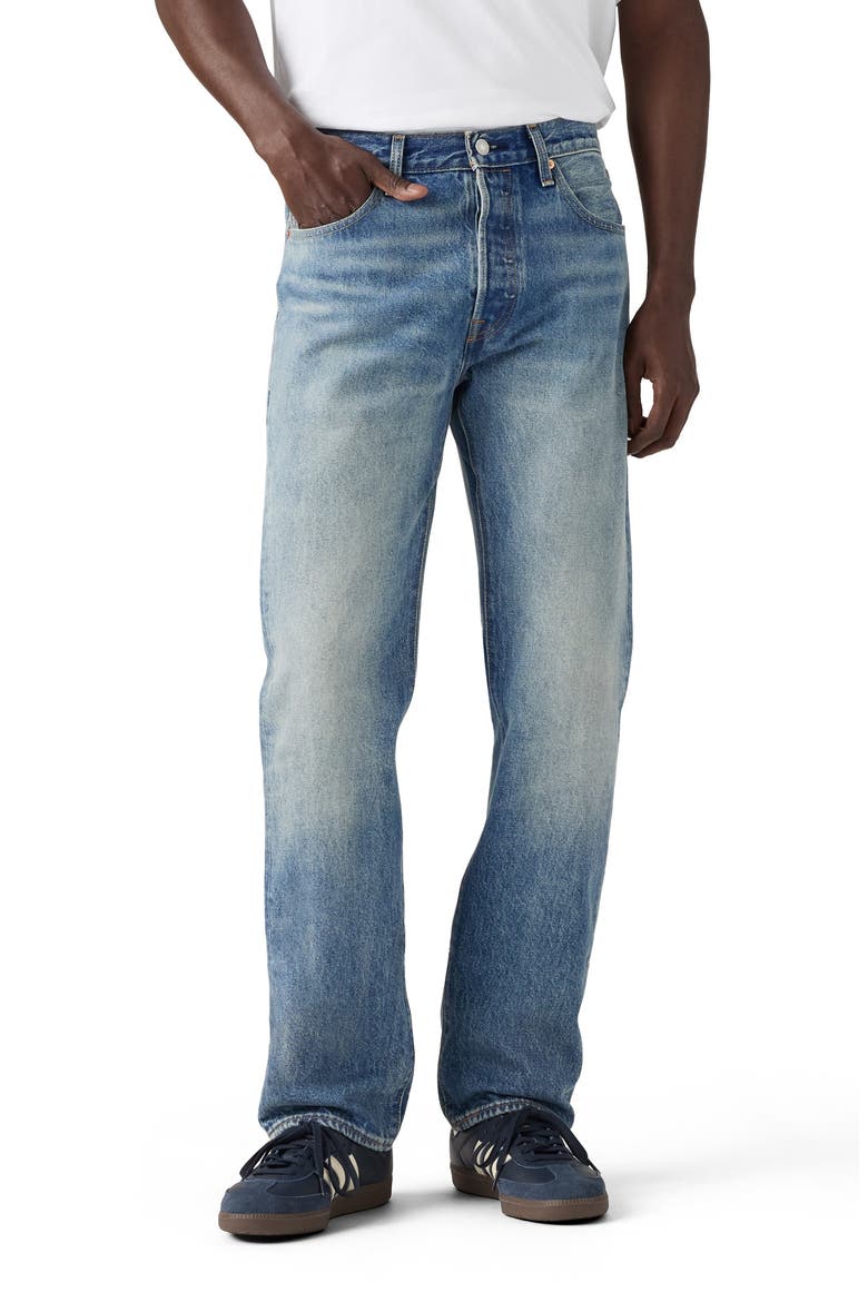 501® Original Straight Leg Jeans, Main, color, NEW YORK TO LA