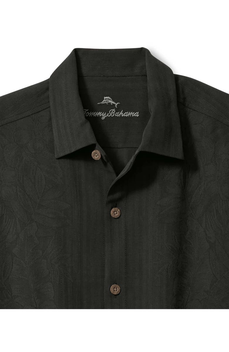 Tommy Bahama Maui Border Silk Short Sleeve Button-Up Shirt, Alternate, color,