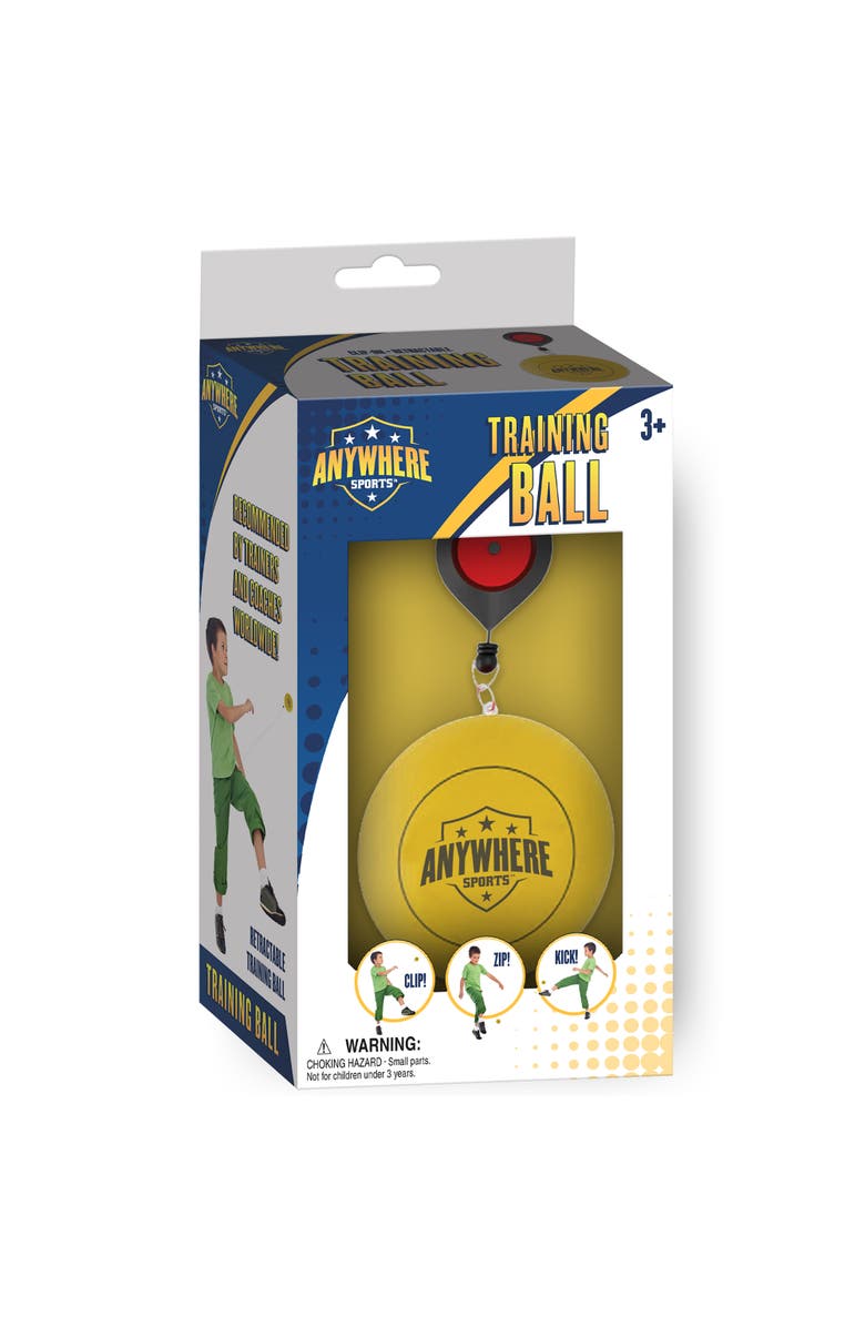 Anywhere Sports Training Ball | 3In1 Leash Clip, Main, color, 