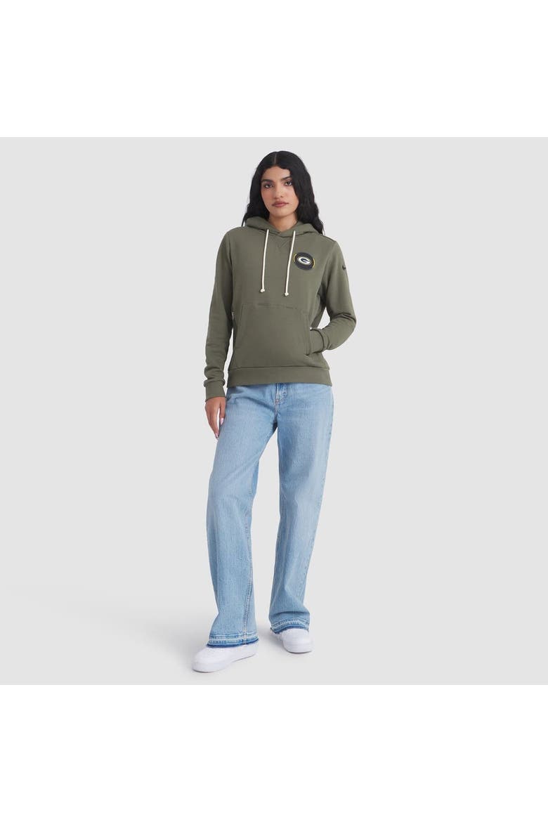 Women's Nike Olive Green Bay Packers 2025 Salute to Service Sideline Standard Issue Dri-FIT Hoodie, Alternate, color, Olive