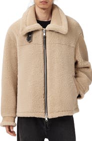 AllSaints Vernon Genuine Shearling Jacket
