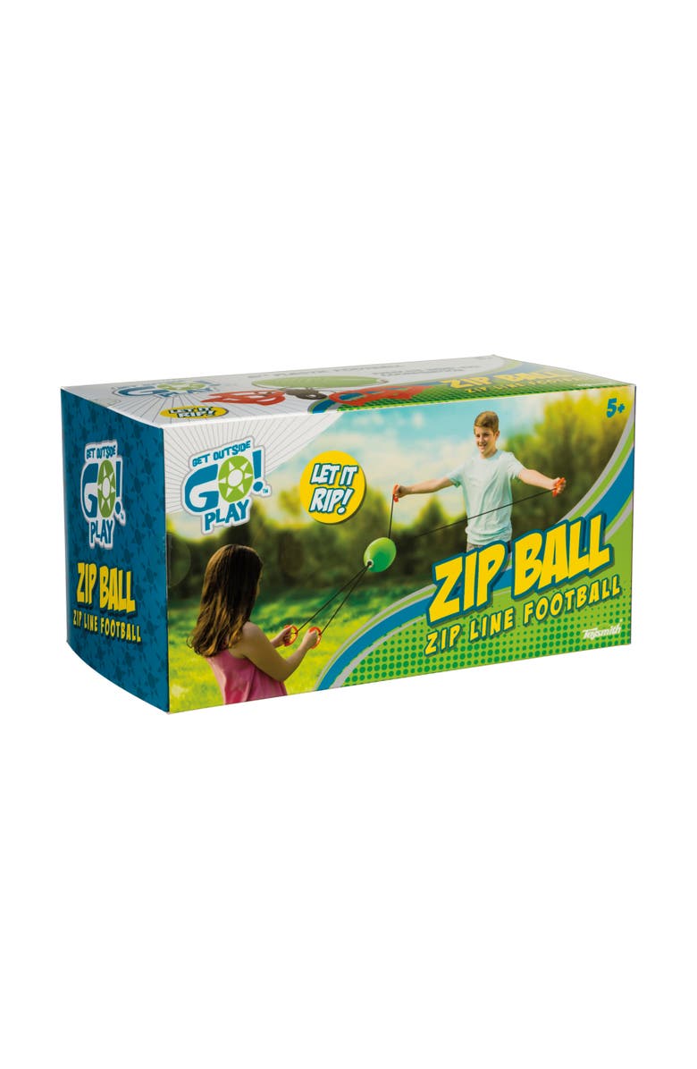 Toysmith Zip Ball, Main, color, Green