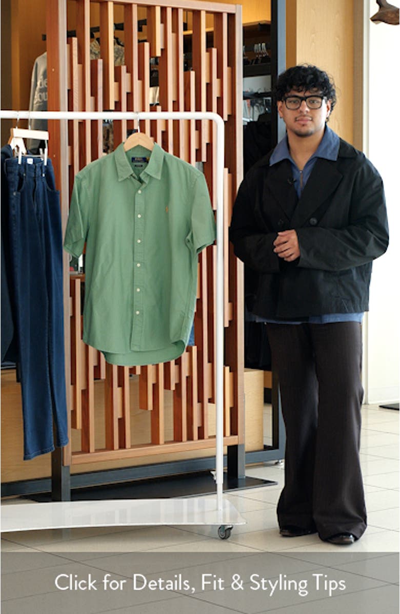 Classic Oxford Short Sleeve Button-Down Shirt, sales video thumbnail