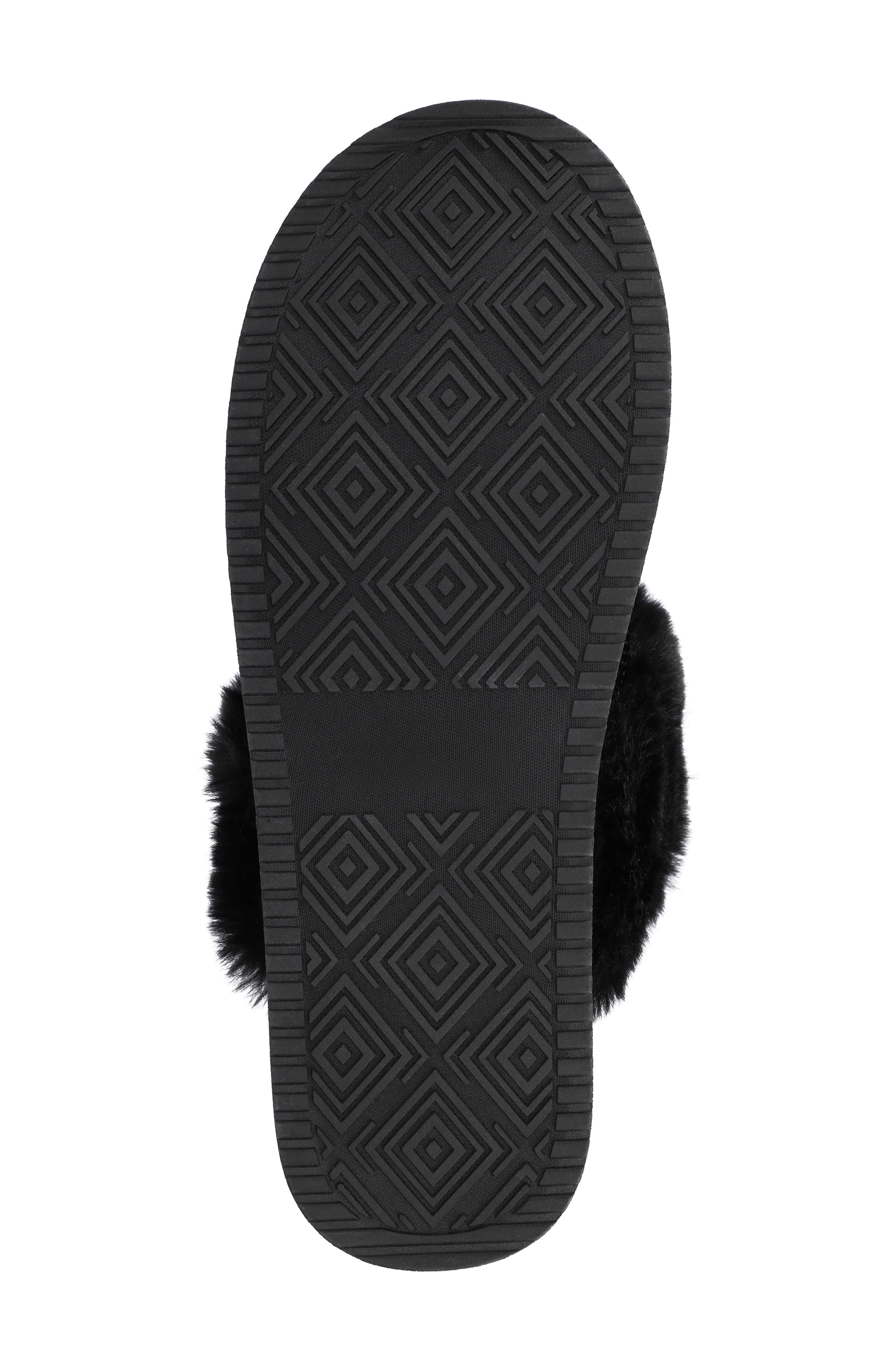 Journee Collection Ember Faux Shearling Slipper, Alternate, color, 