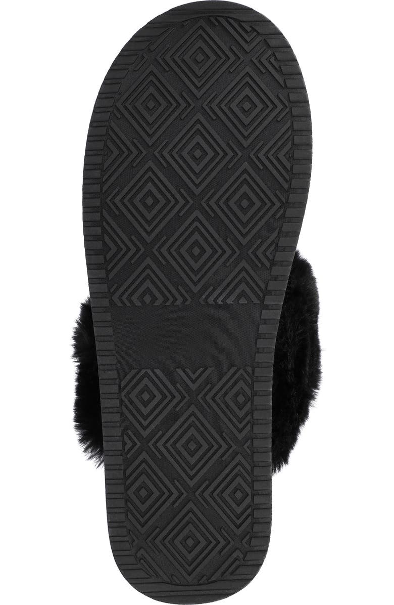 Journee Collection Ember Faux Shearling Slipper, Alternate, color,