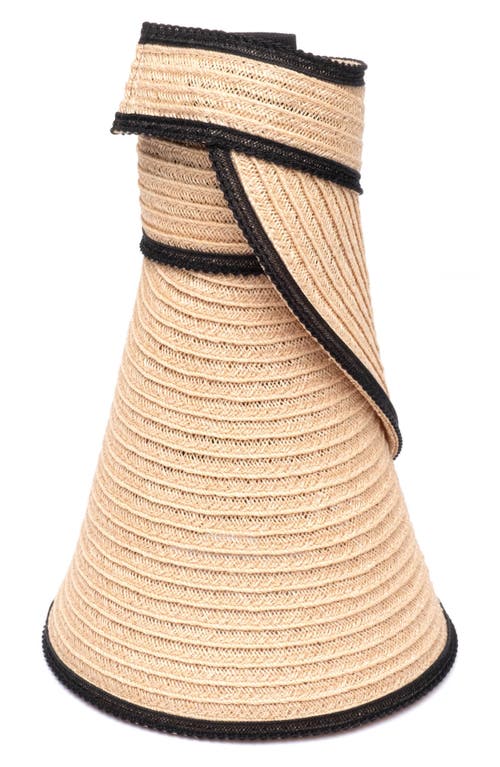 Eugenia Kim Trixie Rollable Visor In Camel/black