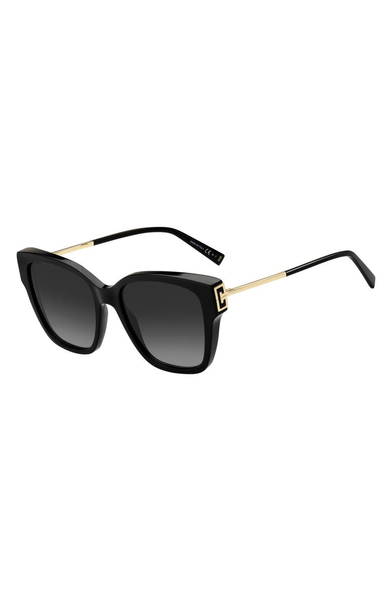 Givenchy 55mm Gradient Cat Eye Sunglasses, Alternate, color,