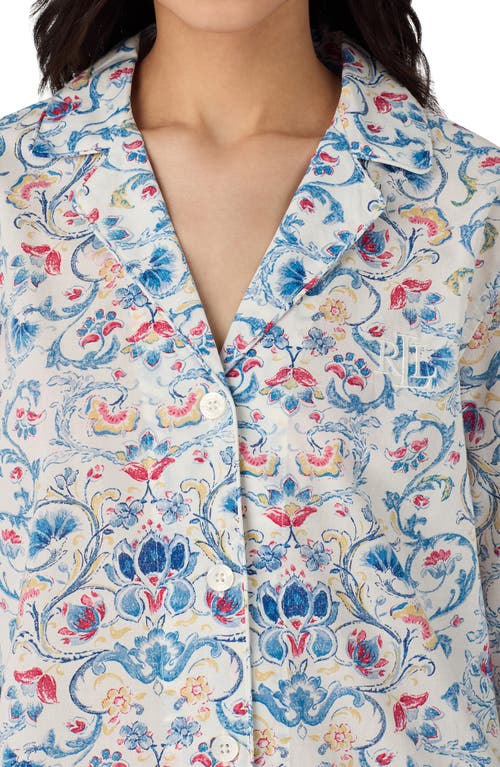 Ralph Lauren Lauren Monogram Pajamas In Multi