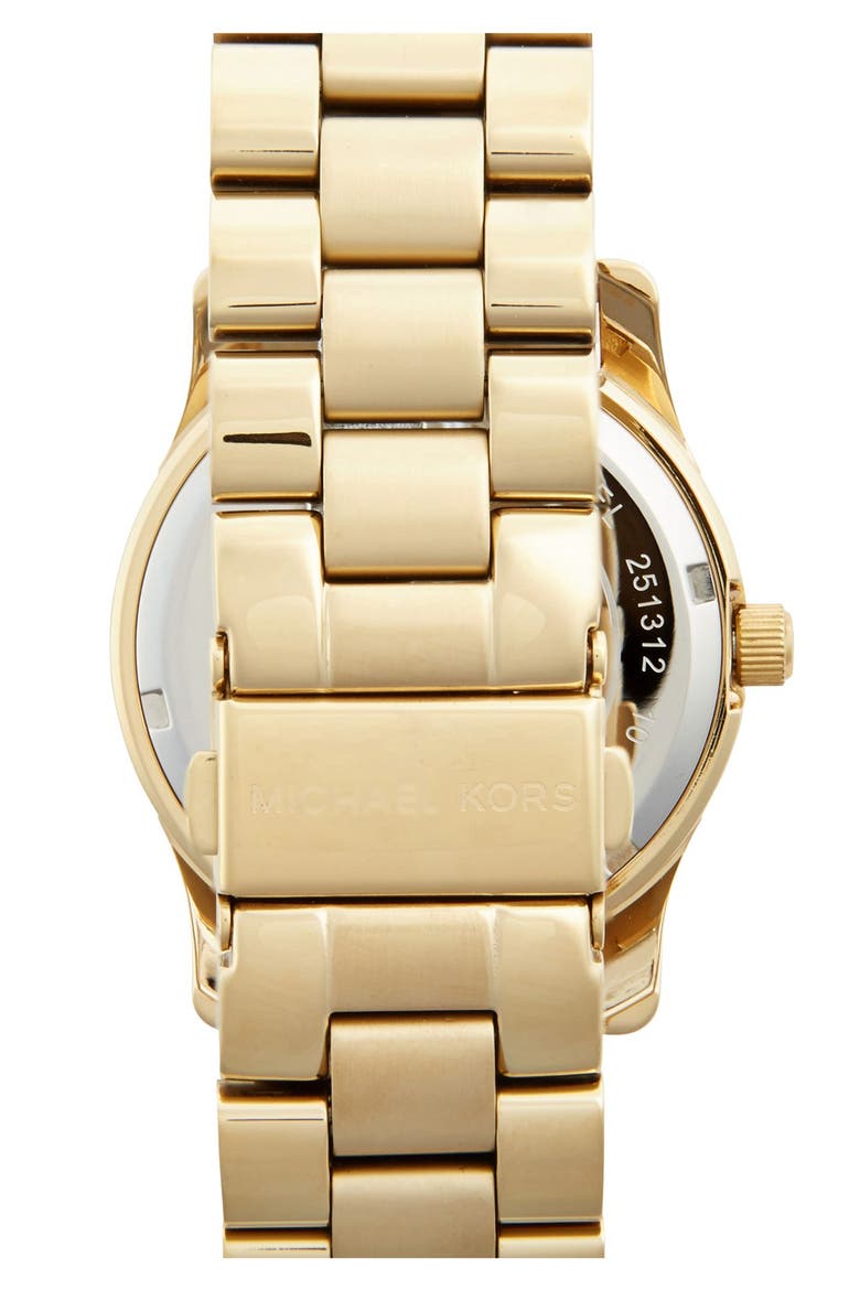 'Jet Set Sport' Watch, 38mm, Alternate, color, GOLD/ HOT PINK
