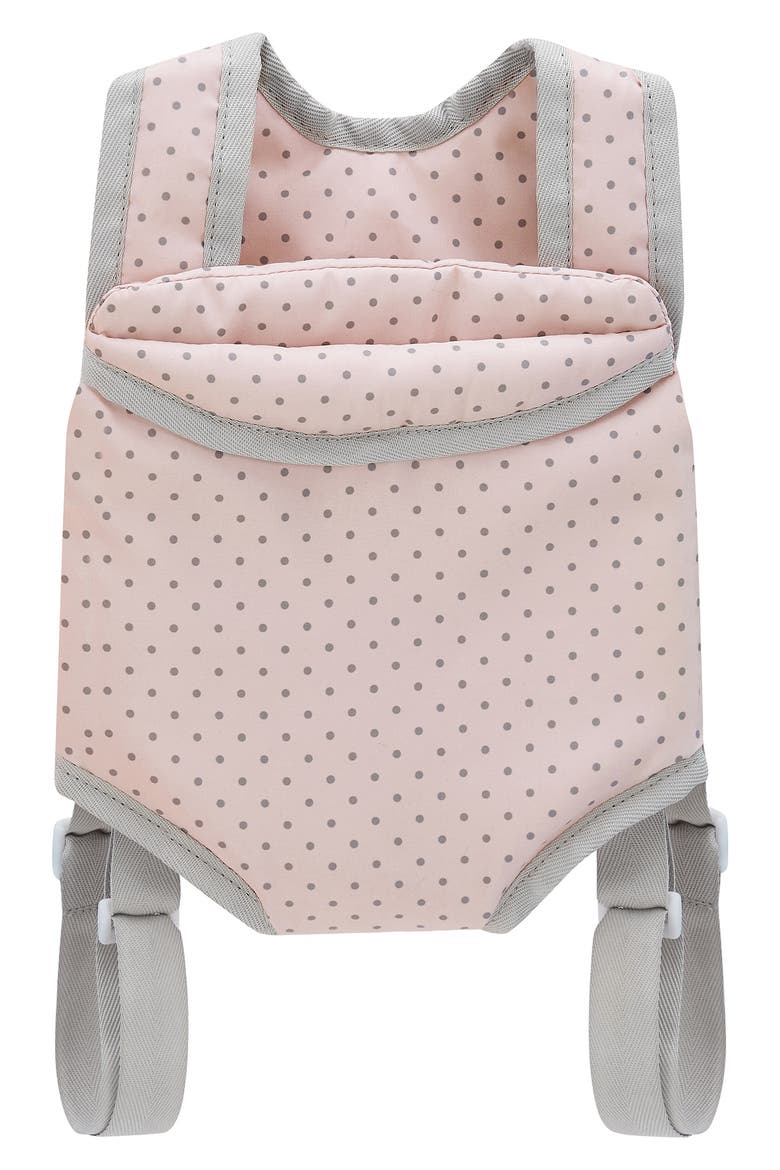Olivia's Little World Baby Doll Polka Dot 2-Piece Carrier & Car Seat Set, Main, color, PINK