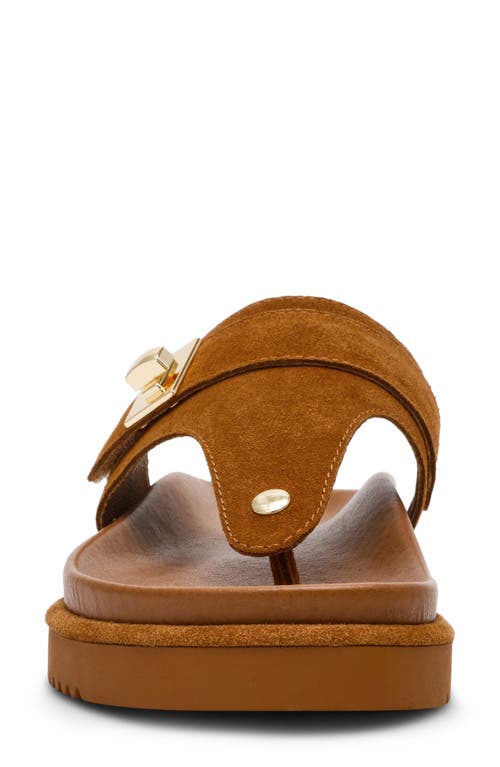 Steve Madden Thona Platform Sandal In Brown