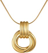 Mantra Triple Knot Pendant Necklace