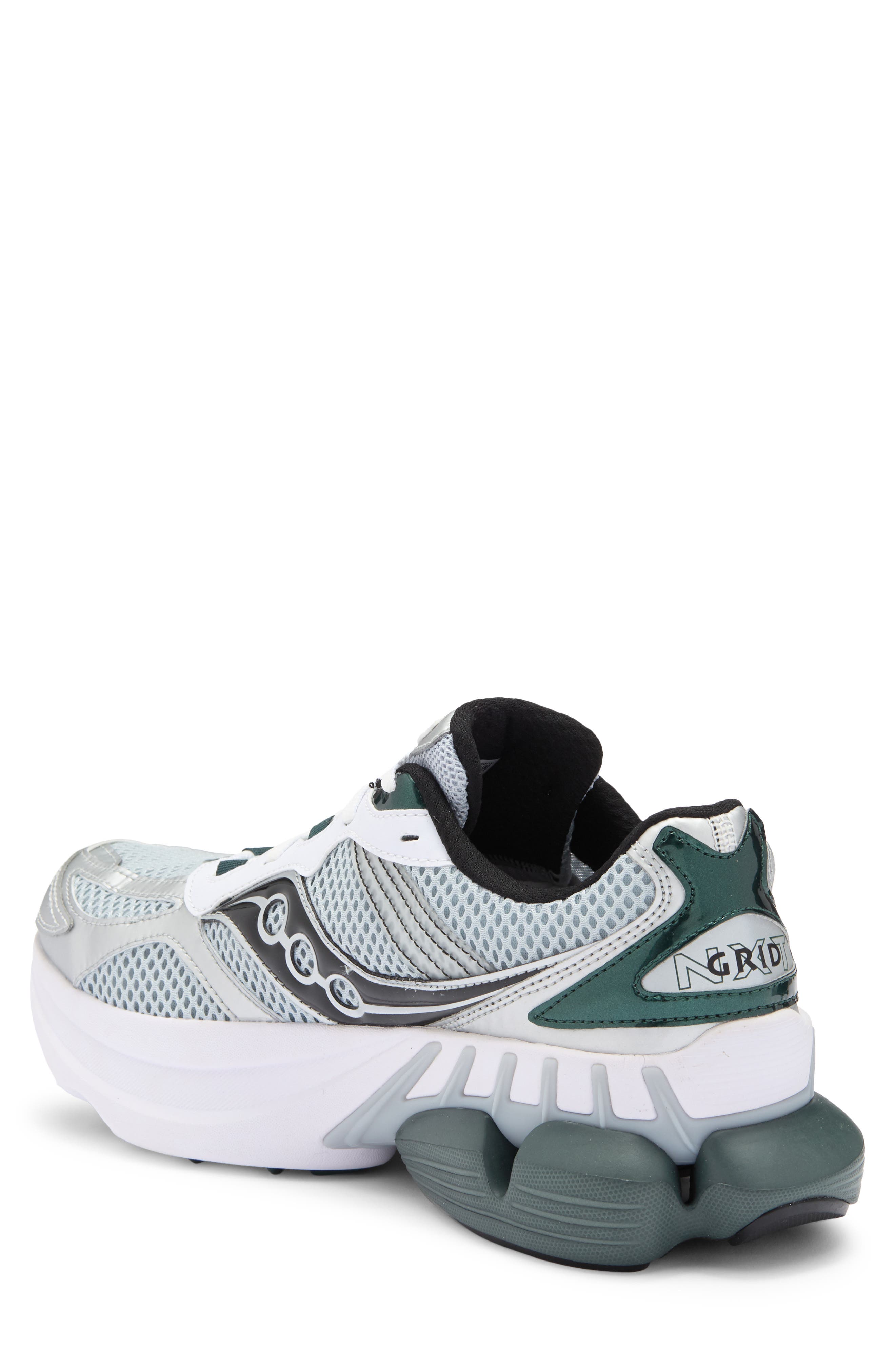 Saucony GRID NXT Sneaker, Alternate, color, Silver/ Green