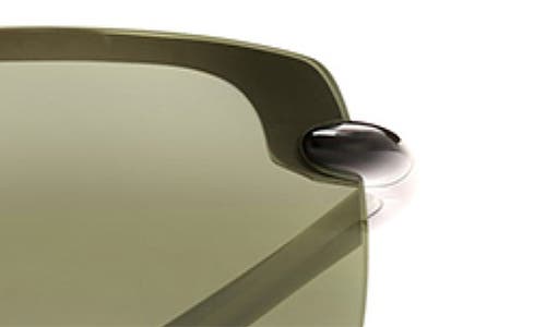 Maui Jim Banyans 70mm Polarized Rectangle Sunglasses In Gray