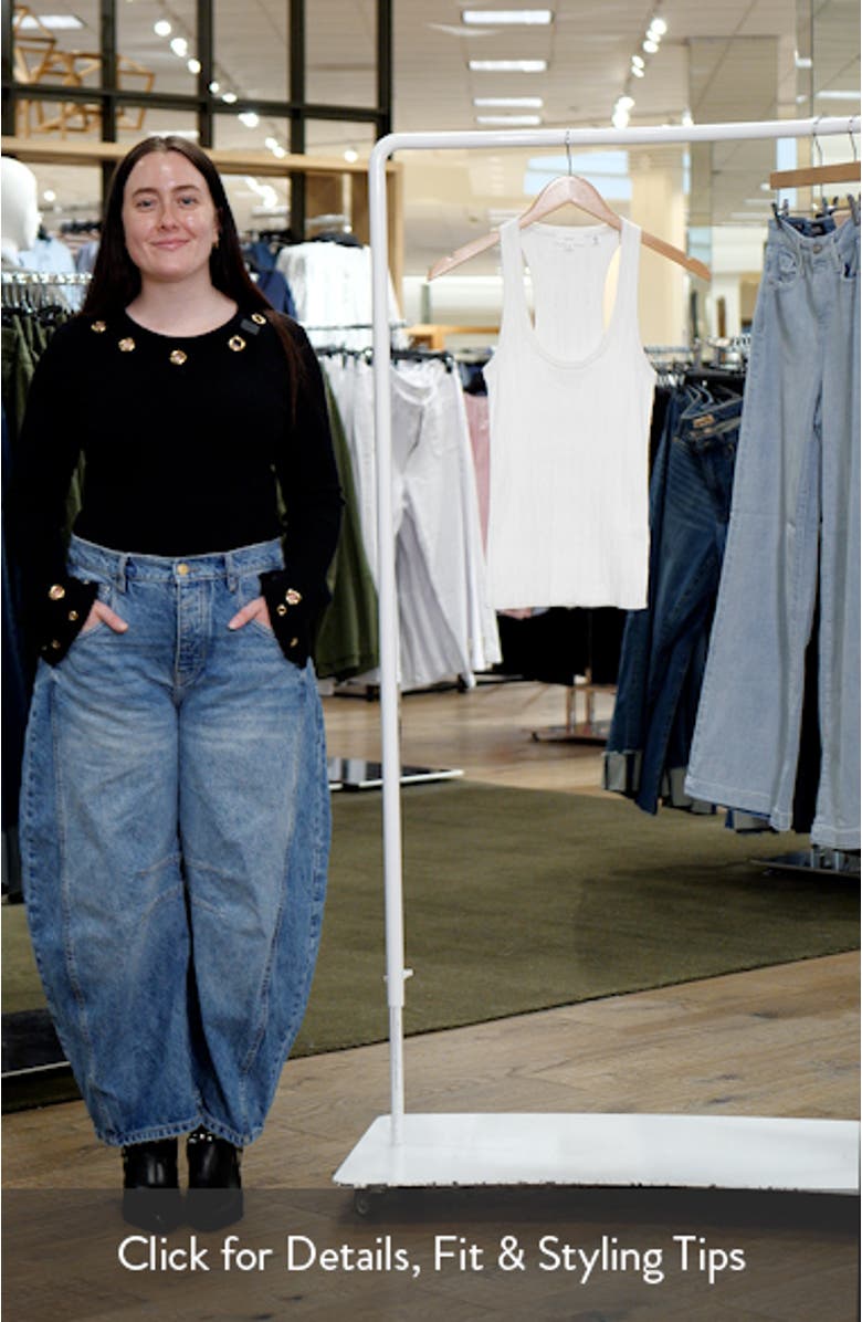 Iris Racerback Cotton Blend Tank, sales video thumbnail