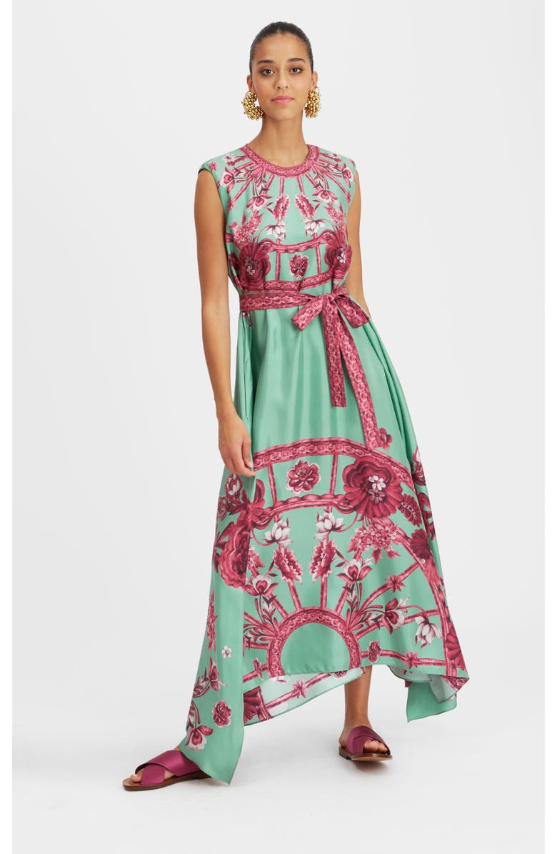 La DoubleJ San Carlo Dress, Alternate, color, Zodiac Placée Acquamarine