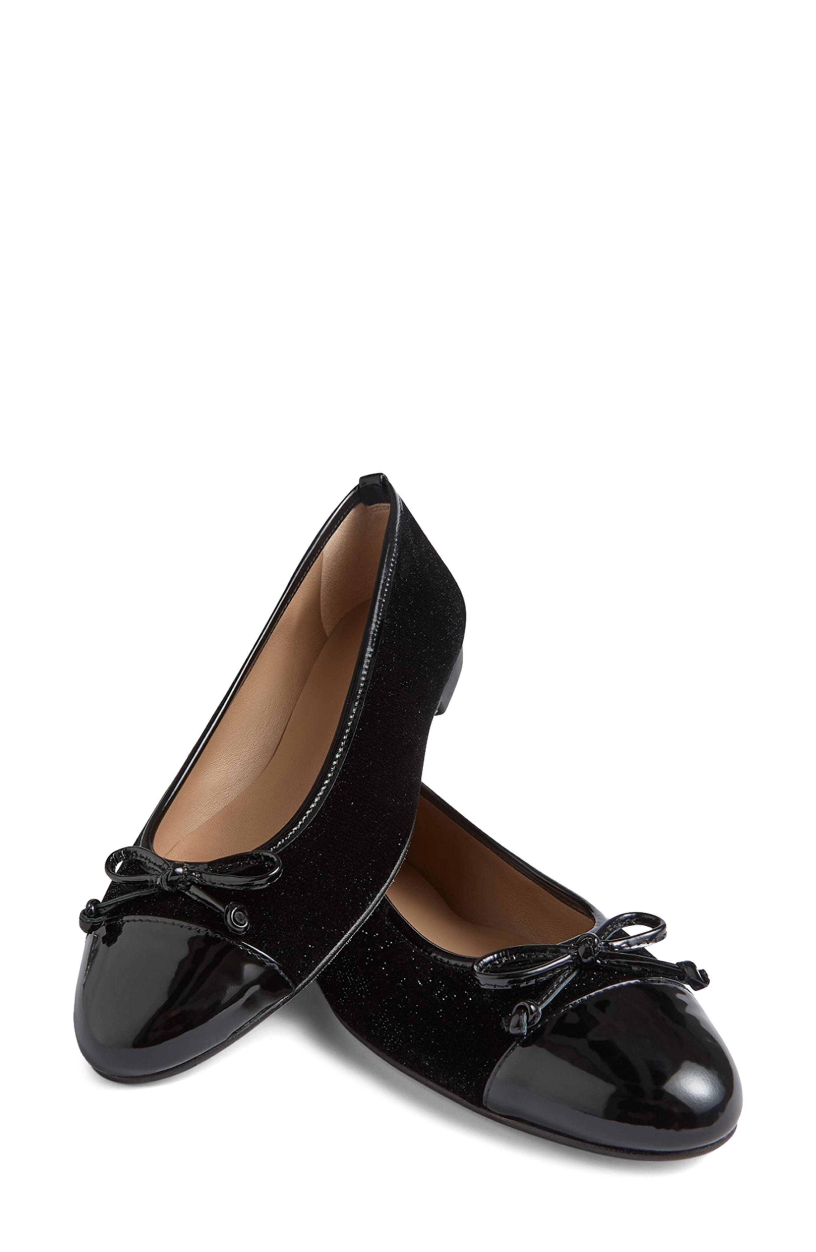 LK Bennett Kara Bow Ballet Flat, Alternate, color, Black