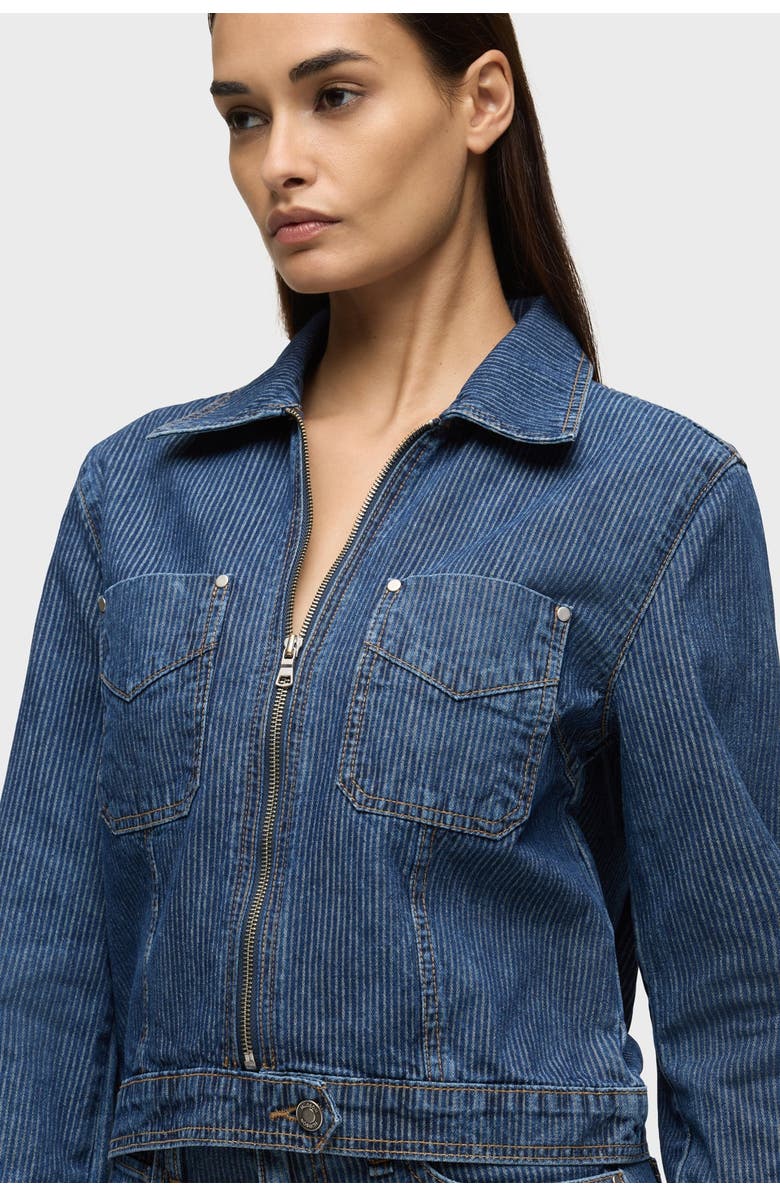 Hudson Jeans Zip Up Jacket, Alternate, color, Bedford Cord