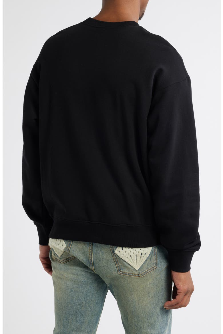Coneman Cotton Graphic Sweatshirt, Alternate, color, BLACK