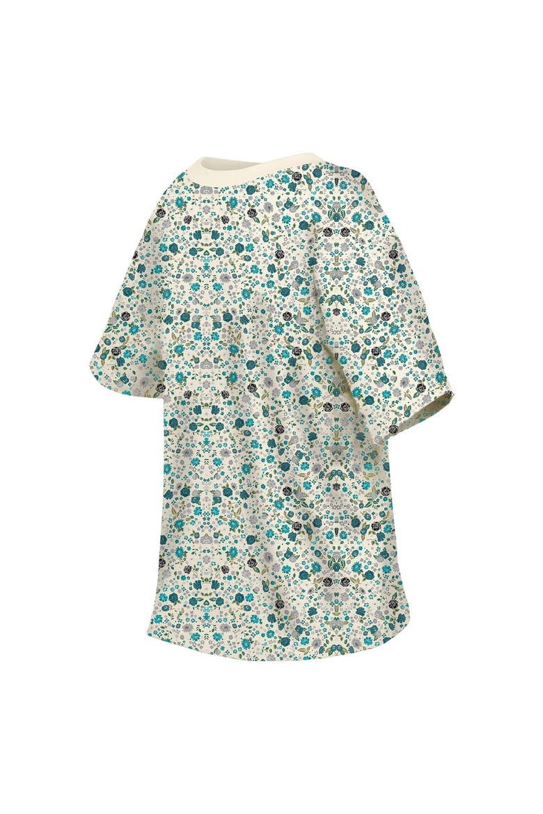 Women's New Era Cream Philadelphia Eagles Glam Game Floral T-Shirt, Alternate, color, Cream