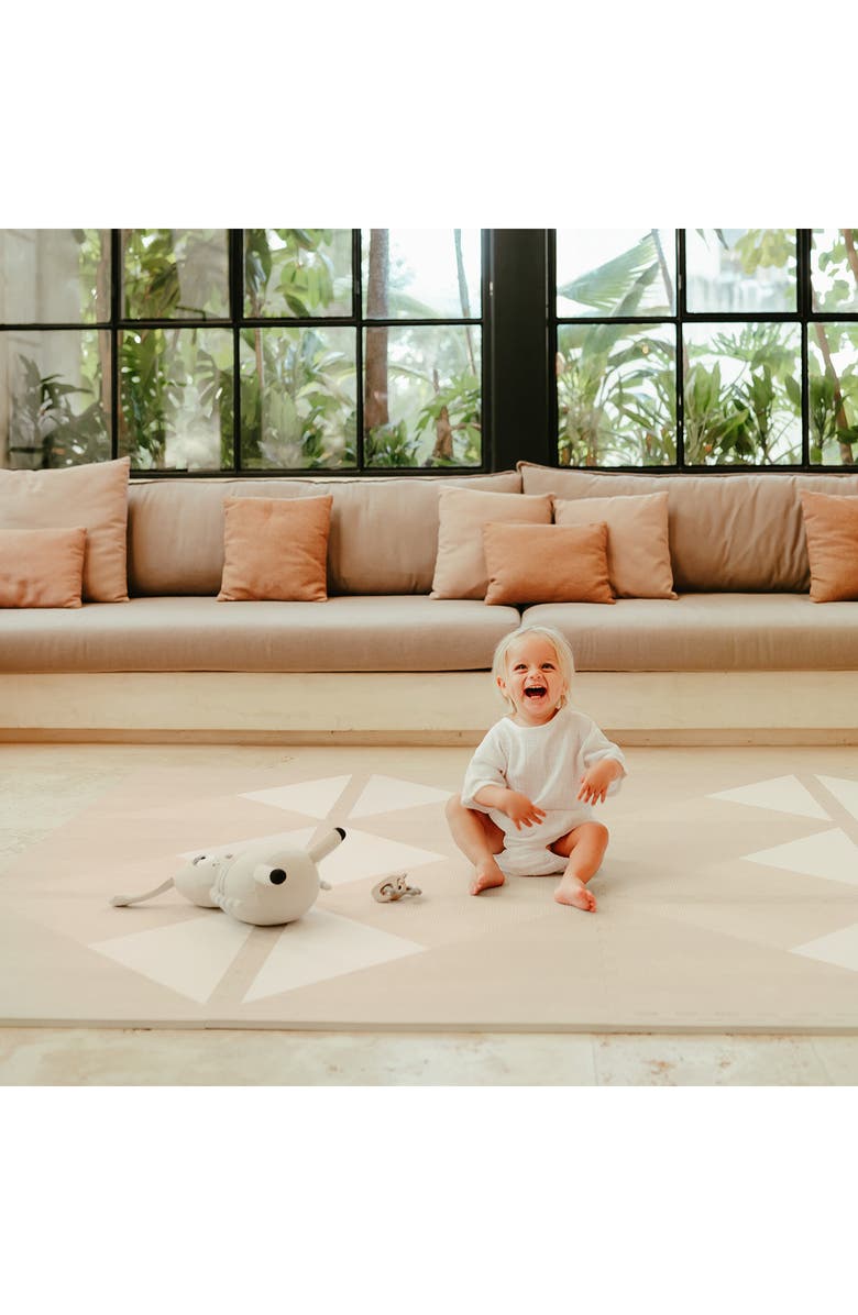 Toddlekind FoamPuzzle Baby Play Mat, Alternate, color, Mocha