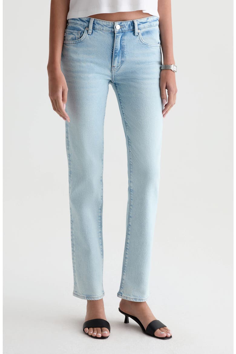 Sandra Low Rise Slim Straight Leg Jeans, Main, color, HARVEST