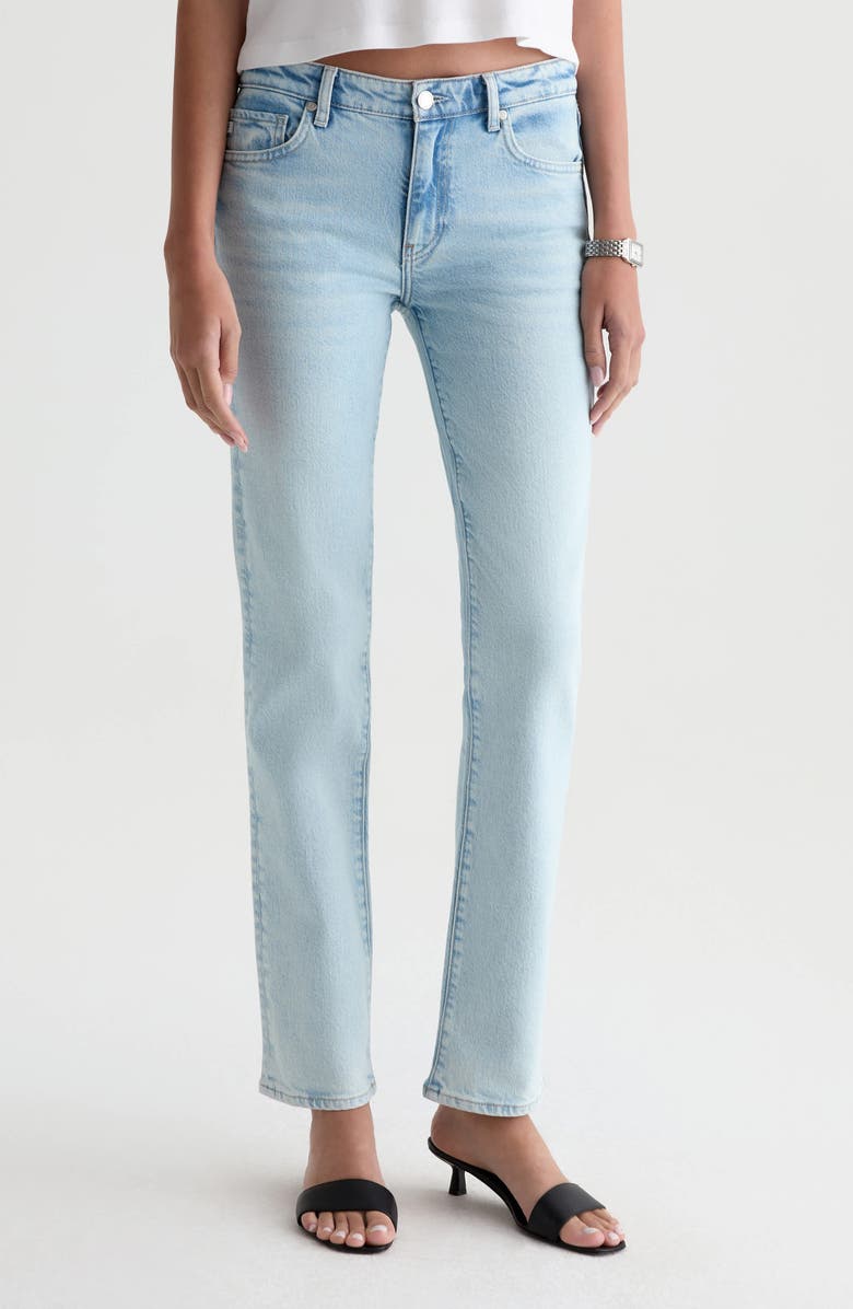 AG Sandra Low Rise Slim Straight Leg Jeans, Main, color, Harvest