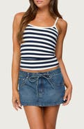 EDIKTED Bailee Stripe Rib Camisole