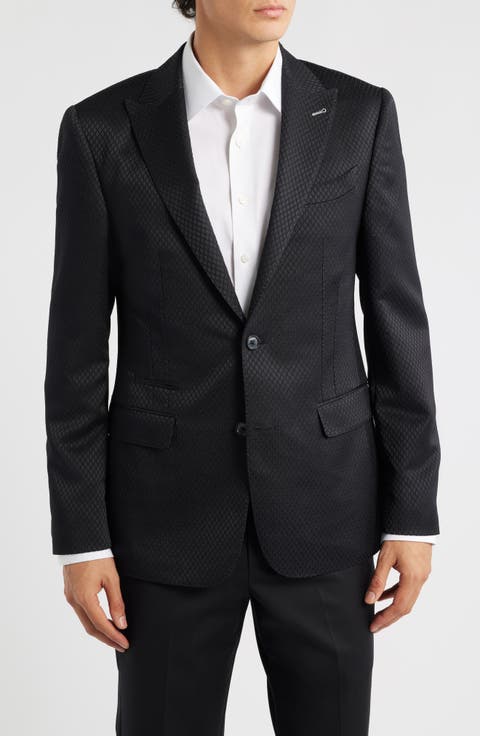 Black Jacquard Blazer