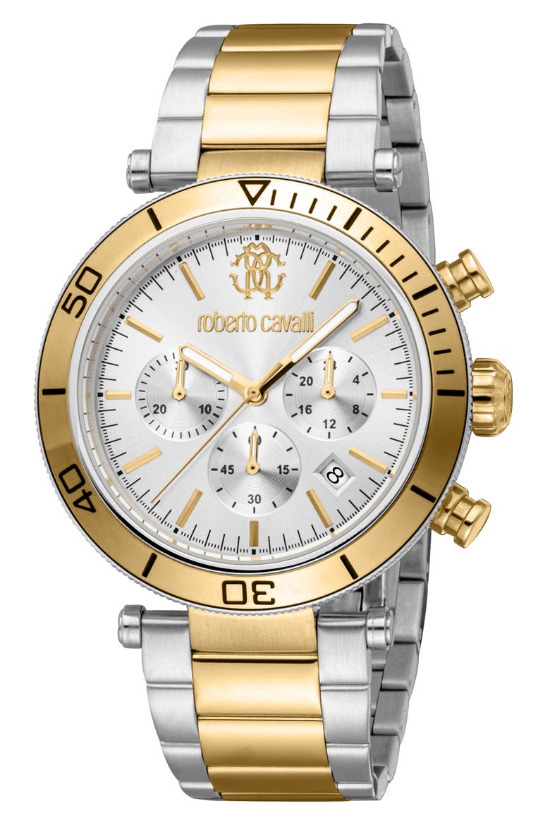 Ritmo Bracelet Watch, 43mm, Main, color, TWO TONE SILVER GOLD