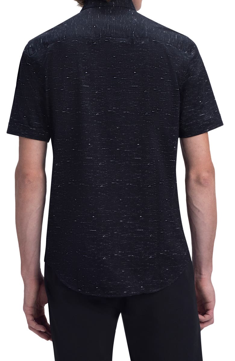 Bugatchi OoohCotton<sup>®</sup> Short Sleeve Button-Up Shirt, Alternate, color,
