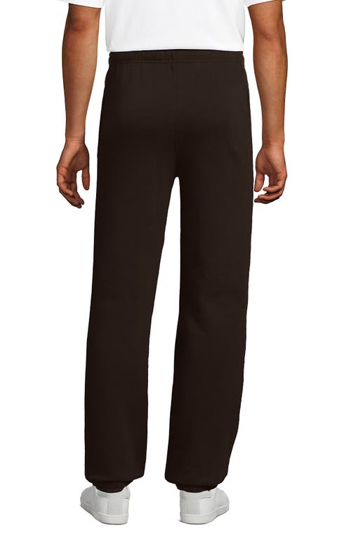 Lands' End Serious Sweats Sweatpants In Brown