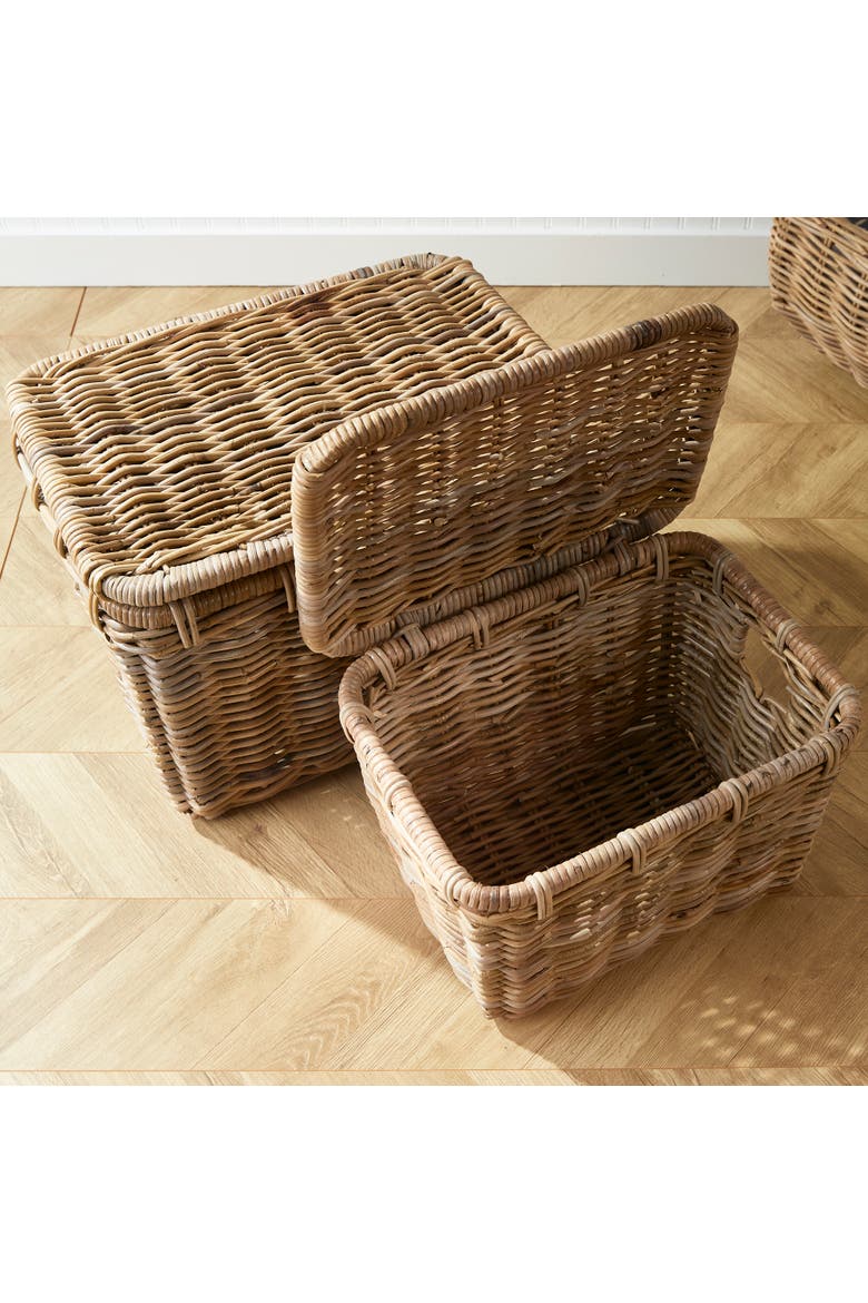 Ruthie Storage Trunks Set of 2, Alternate, color, Brown