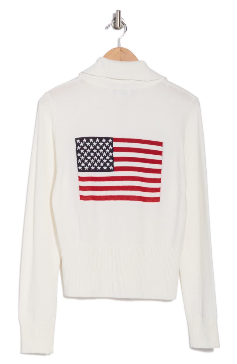 Flag Zip Sweater
