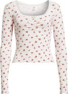 BP. Pointelle Long Sleeve T-Shirt