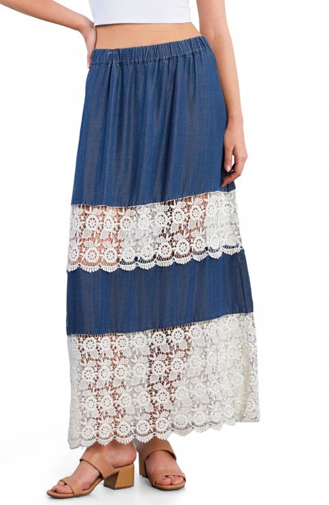 Light Veil Maxi Skirt