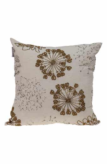 PARKLAND COLLECTION Periwinkle Beaded Accent Pillow