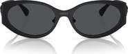 Versace 56mm Oval Sunglasses